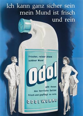 ANONYM "Odol" - Plakate, Reklame, Comics, Film- und Fotohistorika