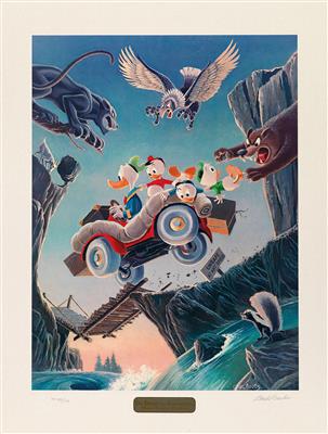 CARL BARKS (1901-2000) "Die Ducks auf Ferienfahrt" - Posters, Advertising Art, Comics, Film and Photohistory