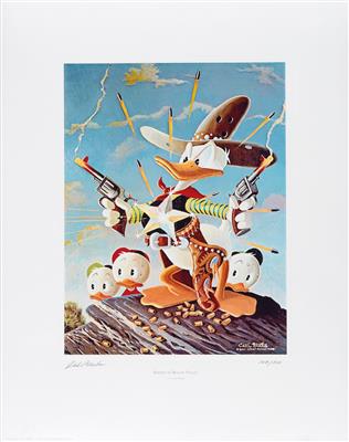 CARL BARKS (1901-2000) "Sheriff of Bullet Valley" - Plakate, Reklame, Comics, Film- und Fotohistorika