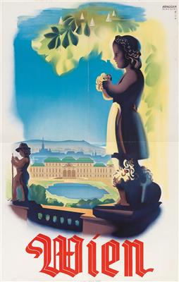 KRALICEK Franz / BENEDIKT Lisl "Wien" - Posters, Advertising Art, Comics, Film and Photohistory