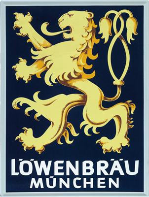LÖWENBRÄU MÜNCHEN - Posters, Advertising Art, Comics, Film and Photohistory