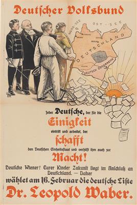MONOGRAMMIST: OR "Deutscher Volksbund" - Posters, Advertising Art, Comics, Film and Photohistory