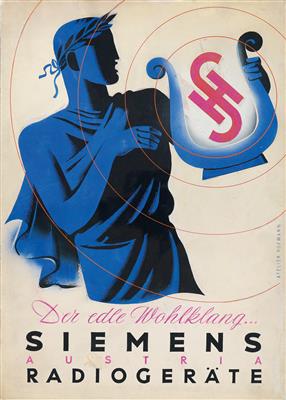 SIEMENS RADIOGERÄTE - Posters, Advertising Art, Comics, Film and Photohistory