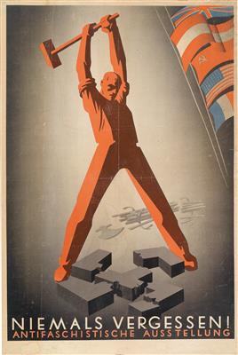 SLAMA Victor Theodor (1890-1-973) "Niemals vergessen" - Posters, Advertising Art, Comics, Film and Photohistory