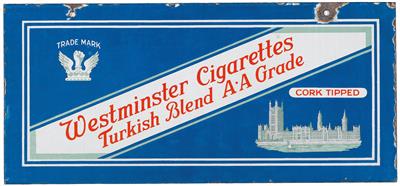 WESTMINSTER CIGARETTES - Manifesti e insegne pubblicitarie, fumetti, storia del cinema e della fotografia