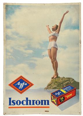 AGFA ISOCHROM - Plakate, Reklame, Comics, Film- und Fotohistorika