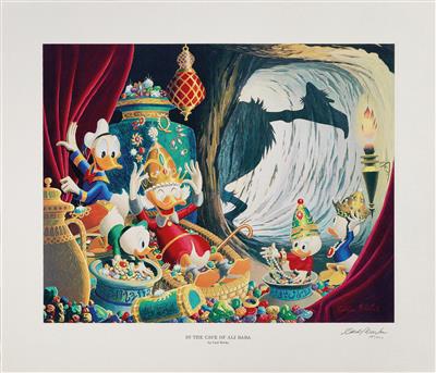 CARL BARKS (1901-2000) "In The Cave of Ali Baba" - Posters, Advertising Art, Comics, Film and Photohistory