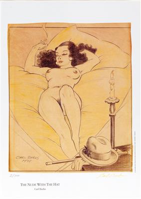 CARL BARKS (1901-2000) "The Nude With The Hat" - Plakáty, Komiksy a komiksové umění