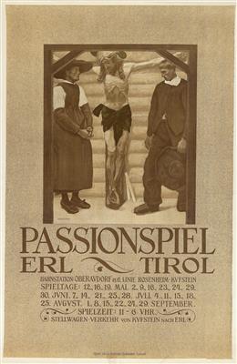 EGGER-LIENZ Albin "Passionspiel Erl/Tirol" - Plakáty, Komiksy a komiksové umění