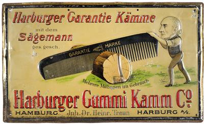 HARBURGER GARANTIE KÄMME - Plakate, Reklame, Comics, Film- und Fotohistorika