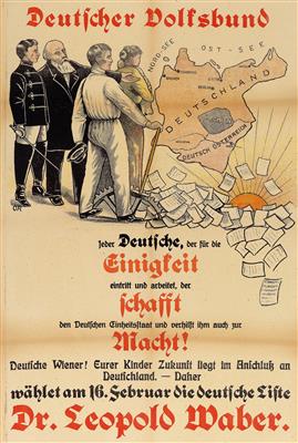 MONOGRAMMIST: OR "Deutscher Volksbund" - Plakate, Reklame, Comics, Film- und Fotohistorika