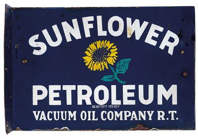 SUNFLOWER PETROLEUM - Manifesti e insegne pubblicitarie, fumetti, storia del cinema e della fotografia