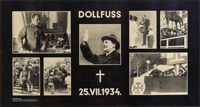 VF (Werbedienst) "Dollfuß - 25. VII. 1934" - Plakate, Reklame, Comics, Film- und Fotohistorika