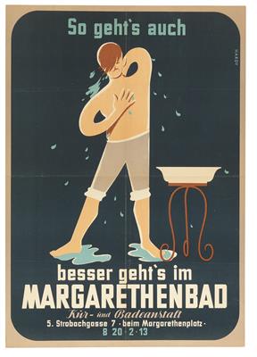 HARDY "Margarethenbad" - Posters, Advertising Art, Comics, Film and Photohistory