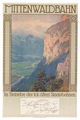 JAHN Gustav "Mittenwaldbahn" - Plakáty, Komiksy a komiksové umění