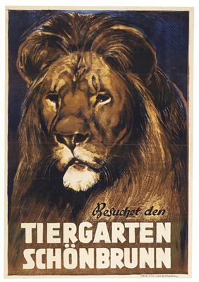 PRASCHL Stefan "Besuchet den Tiergarten Schönbrunn" - Posters, Advertising Art, Comics, Film and Photohistory