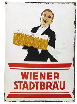 WIENER STADTBRÄU - Manifesti e insegne pubblicitarie, fumetti, storia del cinema e della fotografia