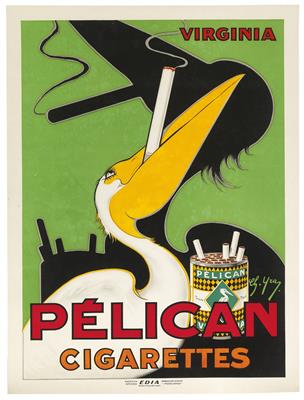 YRAY Charles "Pelican Cigarettes" - Plakate, Reklame, Comics, Film- und Fotohistorika