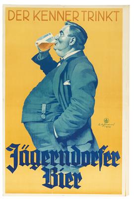 JÄGERNDORFER BIER - Plakate und Reklame