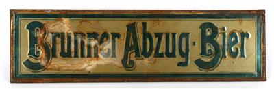 BRUNNER ABZUG-BIER - Reklame und Plakate