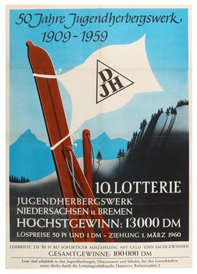 10. LOTTERIE JUGENDHERBERGSWERK NIEDERSACHSEN u. BREMEN - Posters