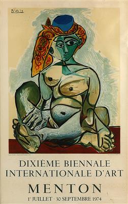 DIXIEME BIENNALE INTERNATIONALE D'ART MENTON - Plakate