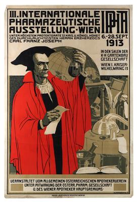 III. INTERNATIONALE PHARMAZEUTISCHE AUSSTELLUNG WIEN 1913 - Plakate