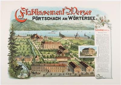 ETABLISSEMENT WERZER - PÖRTSCHACH AM WÖRTHERSEE - Posters and Advertising Art