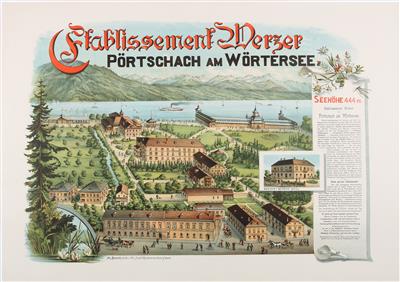 ETABLISSEMENT WERZER - PÖRTSCHACH AM WÖRTHERSEE - Plakáty a reklama