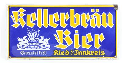 KELLERBRÄU BIER - Plakate und Reklame