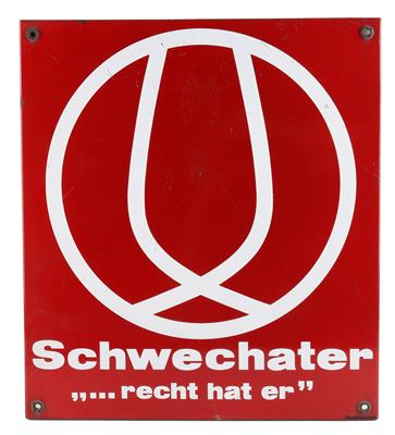 SCHWECHATER, Konvolut (2 Stück) - Plakate und Reklame