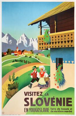 VISITEZ LA SLOVENIE - Plakate und Reklame