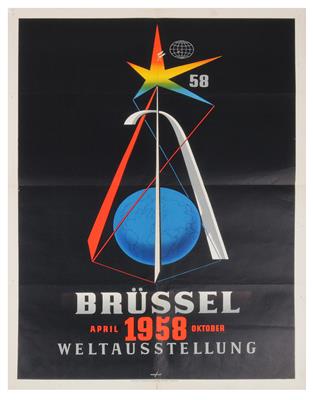 WELTAUSSTELLUNG BRÜSSEL 1958 - Manifesti