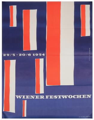 WIENER FESTWOCHEN 1954 - Posters