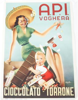A. P. I. VOGHERA - Reklame und Plakate