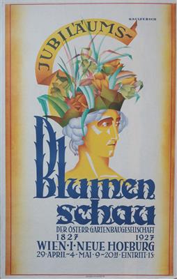 BLUMENSCHAU 1927 - Plakate und Reklame