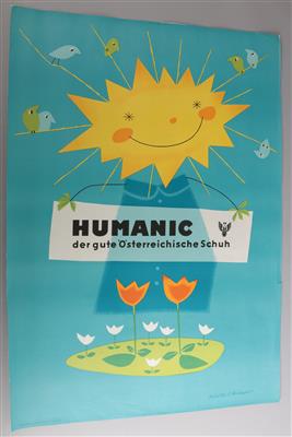HUMANIC, Konvolut (2 Stück) - Plakate und Reklame