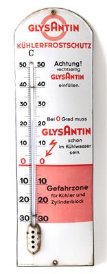 REKLAMETHERMOMETER, Konvolut (2 Stück) - Plakate und Reklame