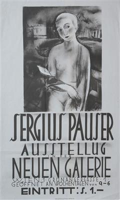 SERGIUS PAUSER AUSSTELLUNG - Plakate und Reklame