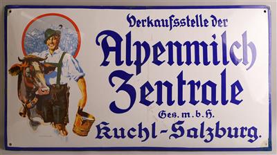 ALPENMILCH ZENTRALE - Plakate und Reklame