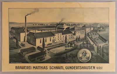 BRAUEREI MATHIAS SCHNAITL, GUNDERTSHAUSEN - Plakate und Reklame