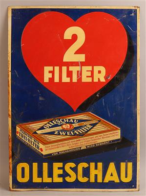 DIVERSE REKLAMESCHILDER, Konvolut (2 Stück) - Posters and Advertising Art