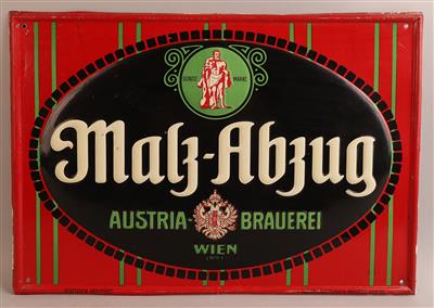 MALZ-ABZUG - AUSTRIA-BRAUEREI - Plakate und Reklame