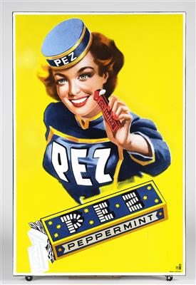 PEZ PEPPERMINT - Posters and Advertising Art