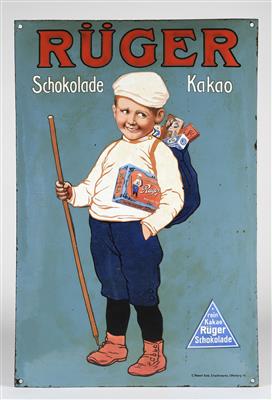 RÜGER - SCHOKOLADE - KAKAO - Plakáty a reklama