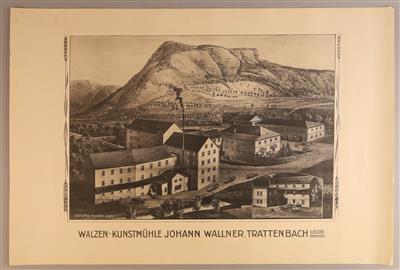 WALZEN-KUNSTMÜHLE JOHANN WALLNER, TRATTENBACH - Posters and Advertising Art