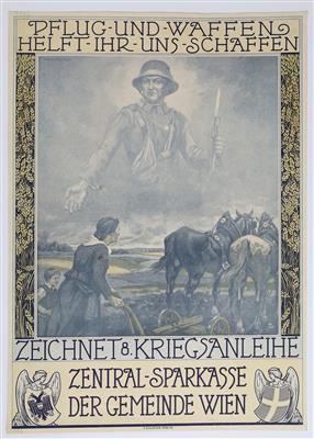 ZEICHNET 8. KRIEGSANLEIHE - Plakate und Reklame