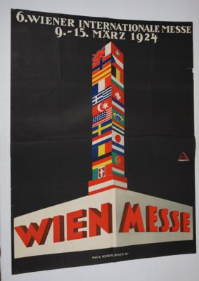 6. WIENER INTERN. MESSE 1924 - Posters and Advertising Art