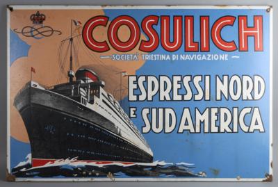 COSULICH - ESPRESSI NORD E SUD AMERICA - Posters and Advertising Art