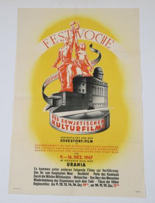 FESTWOCHE DES SOWJETISCHEN KULTURFILMS - Plakáty a reklama